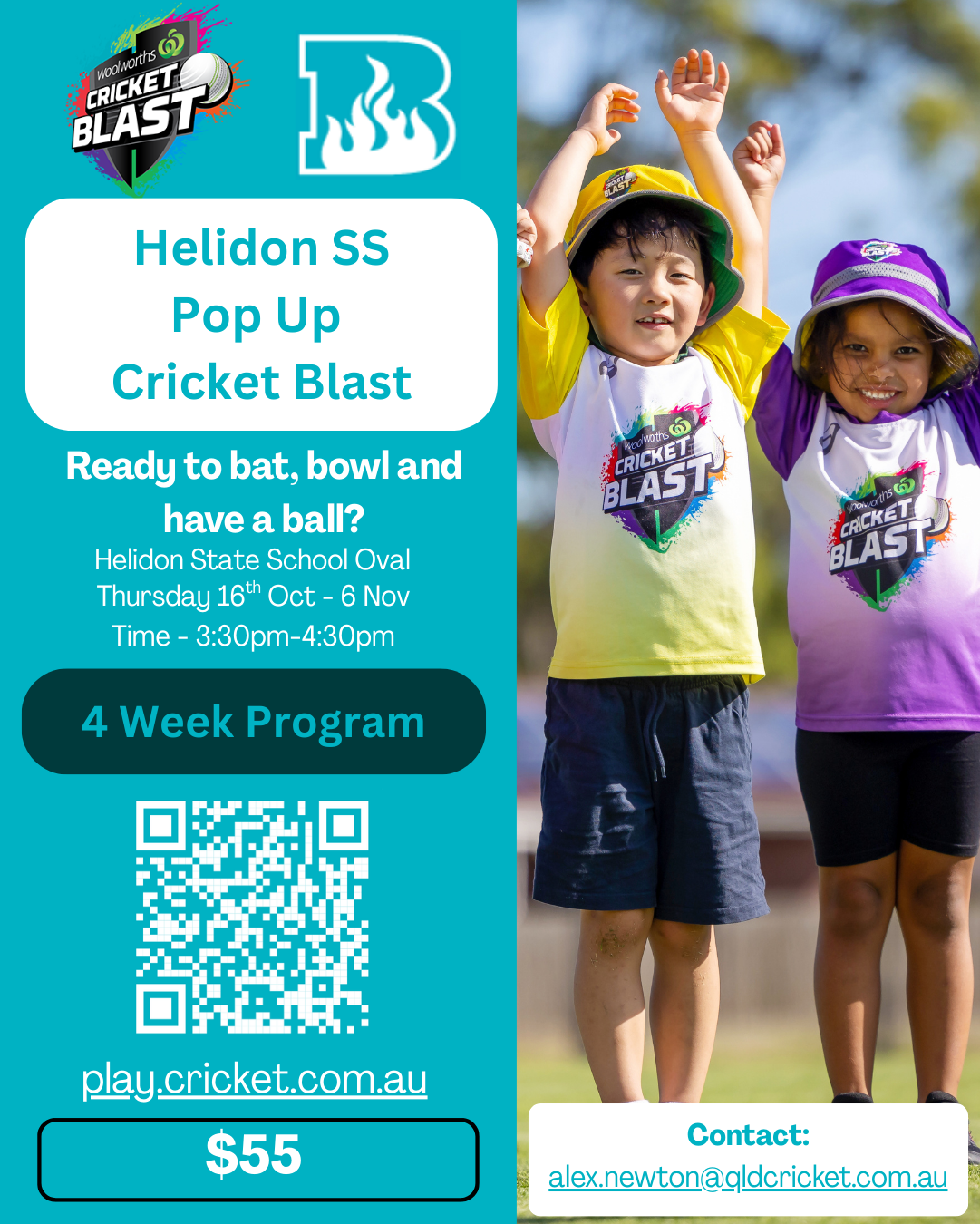 Helidon Roshi Cricket Blast at Helidon - Term 4